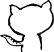 A sketched doodle of the Github OctoCat icon