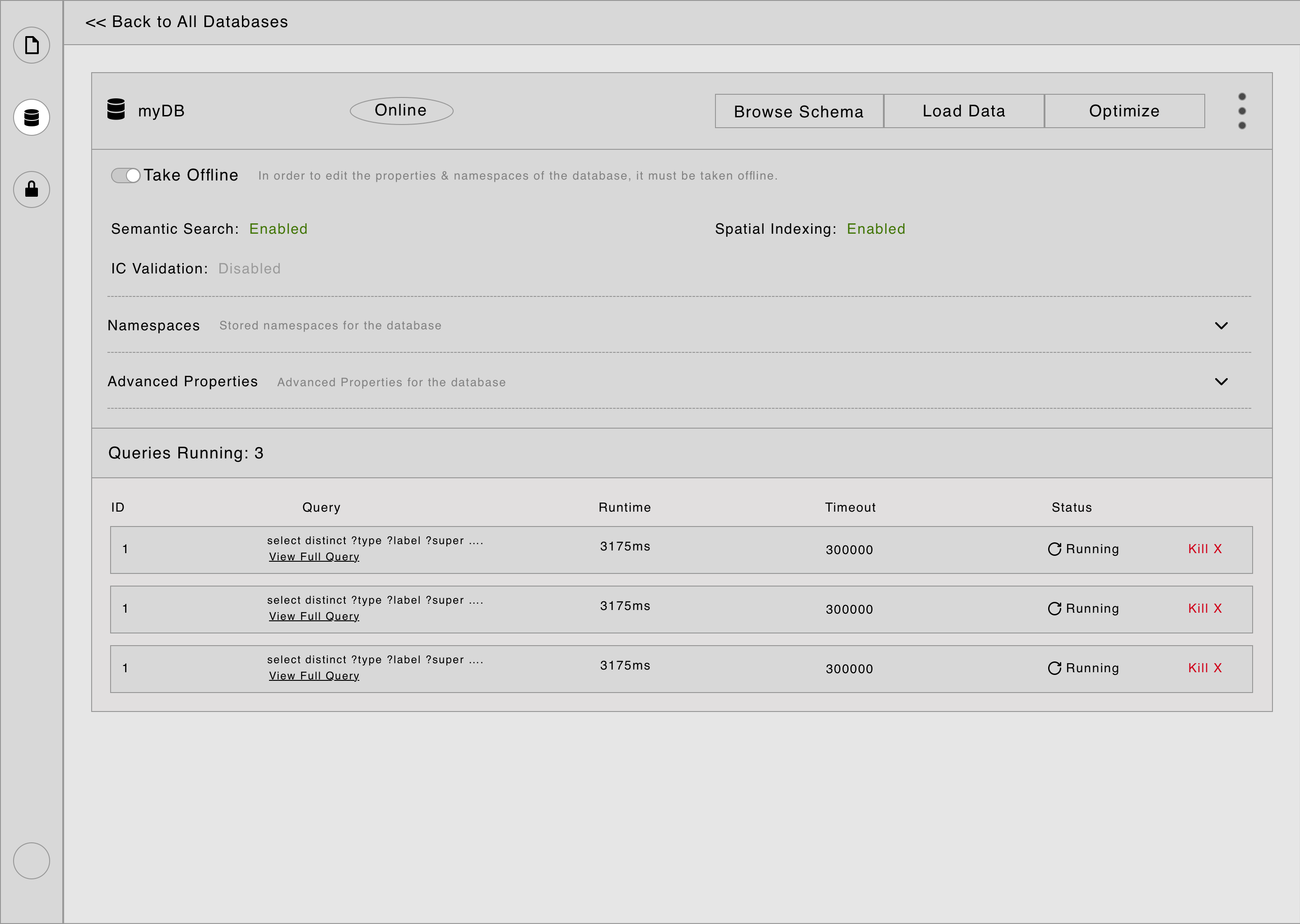 Editor Only Tabs - Database View