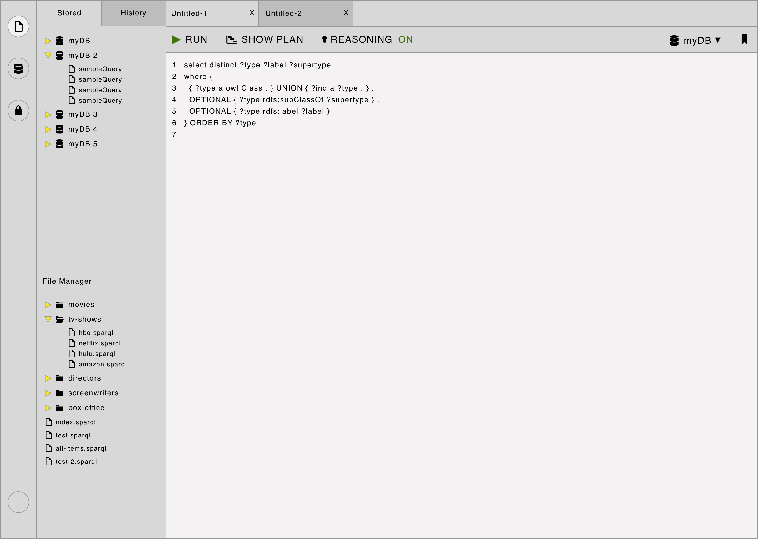 Editor Only Tabs - Editor View