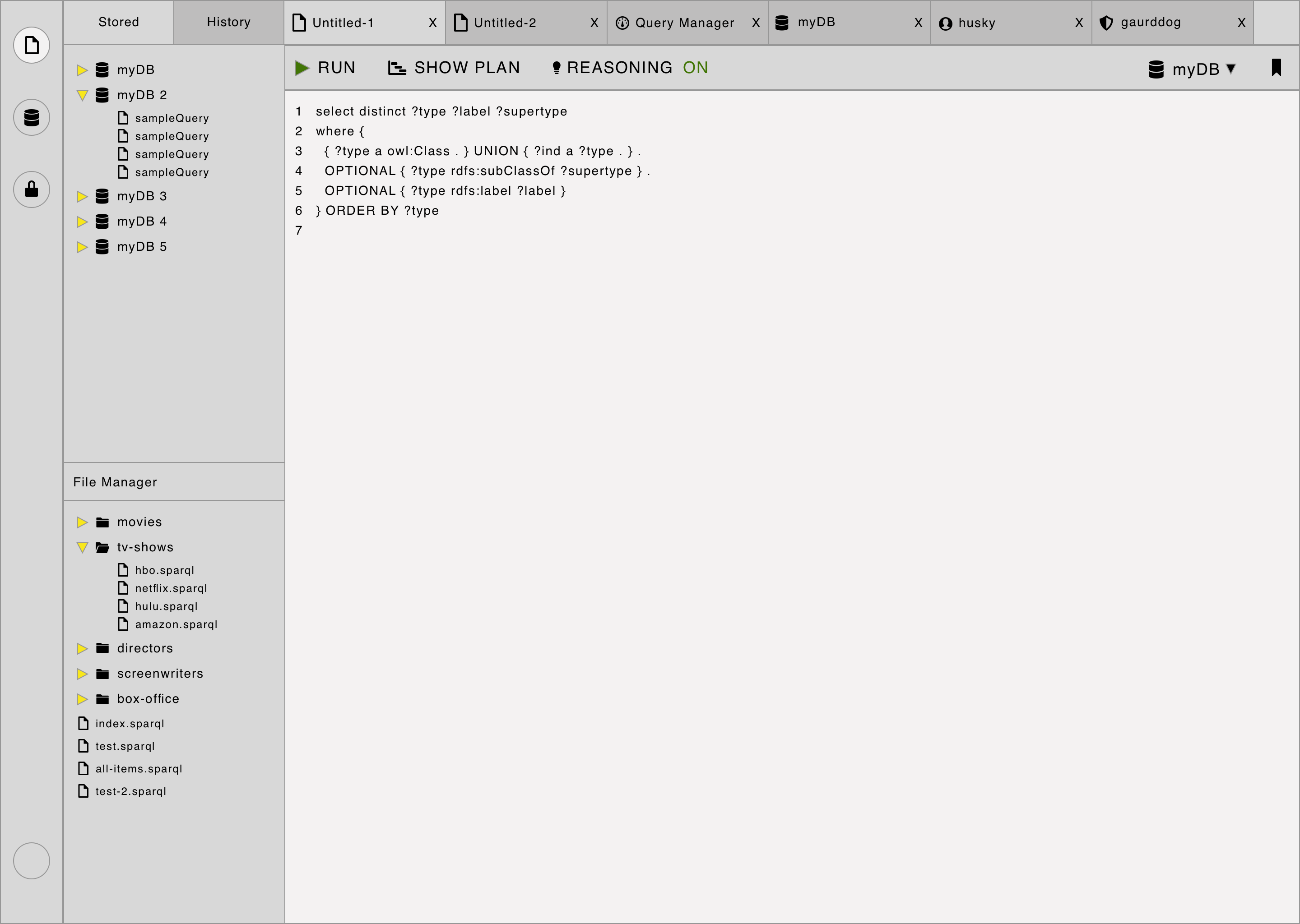 Global Tabs - Editor View