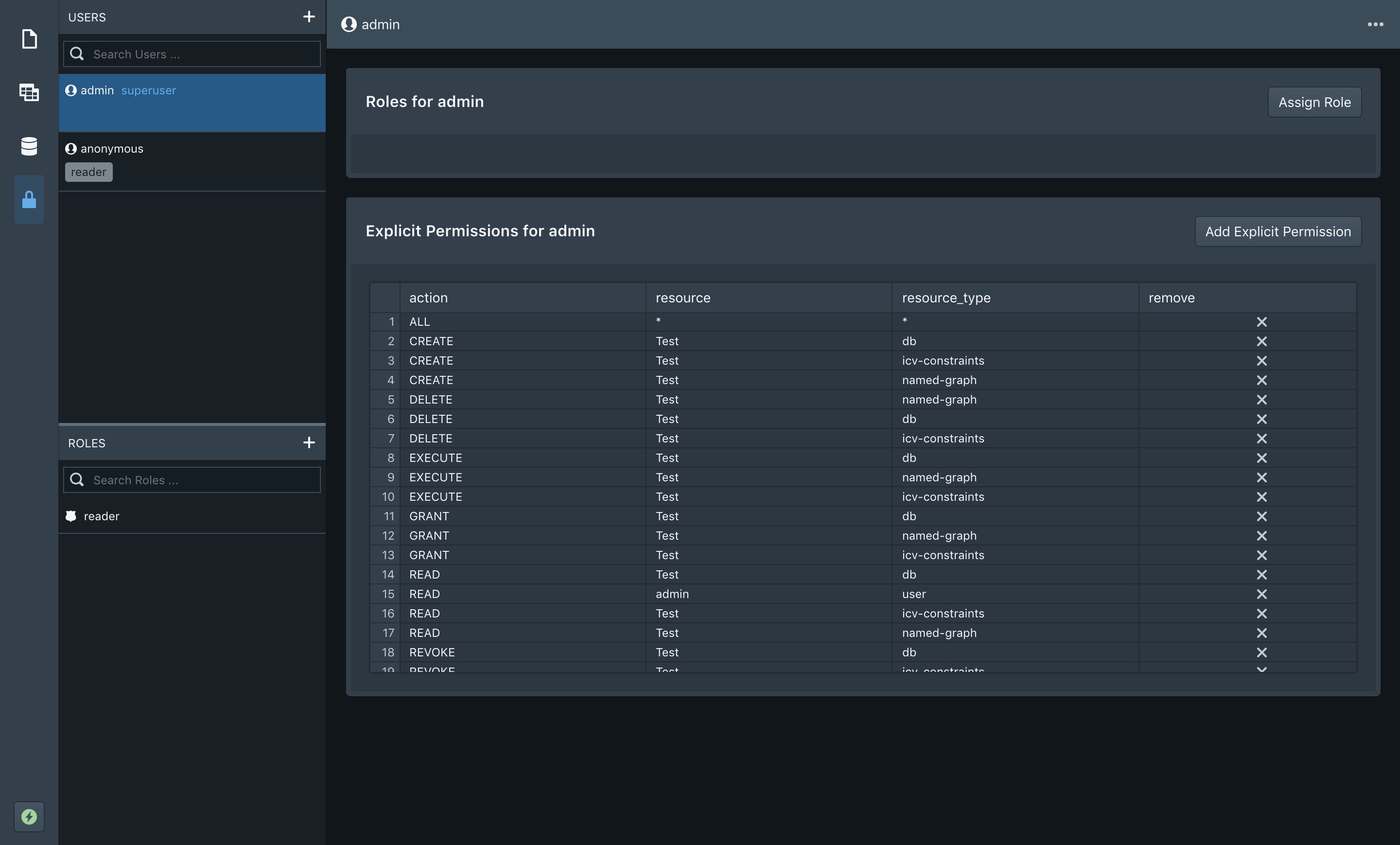 Final Design - Databases View