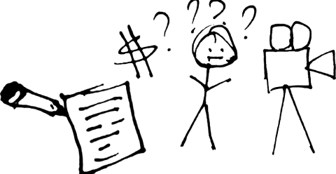 A sketch about a clueless aspiring filmmaker.